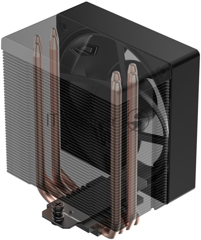 Кулер Cooler ID-Cooling SE-904-XT ARGb BLACK LGA1851/1700/1200/115X/AM5/AM4 (TDP 180W, PWM, 4 тепл.трубки прямого контакта, FAN 100мм, Addressable RGb LED) RET