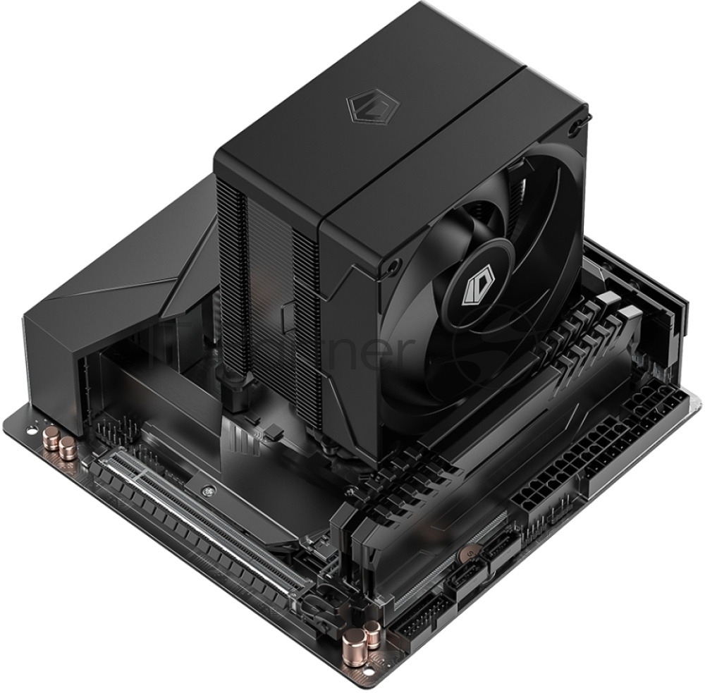 Кулер Cooler ID-Cooling SE-904-XT BLACK LGA1851/1700/1200/115X/AM5/AM4 (TDP 180W, PWM, 4 тепл.трубки прямого контакта, FAN 100мм) RET