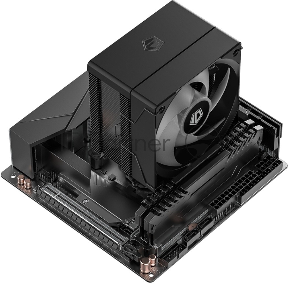 Кулер Cooler ID-Cooling SE-904-XT ARGb BLACK LGA1851/1700/1200/115X/AM5/AM4 (TDP 180W, PWM, 4 тепл.трубки прямого контакта, FAN 100мм, Addressable RGb LED) RET