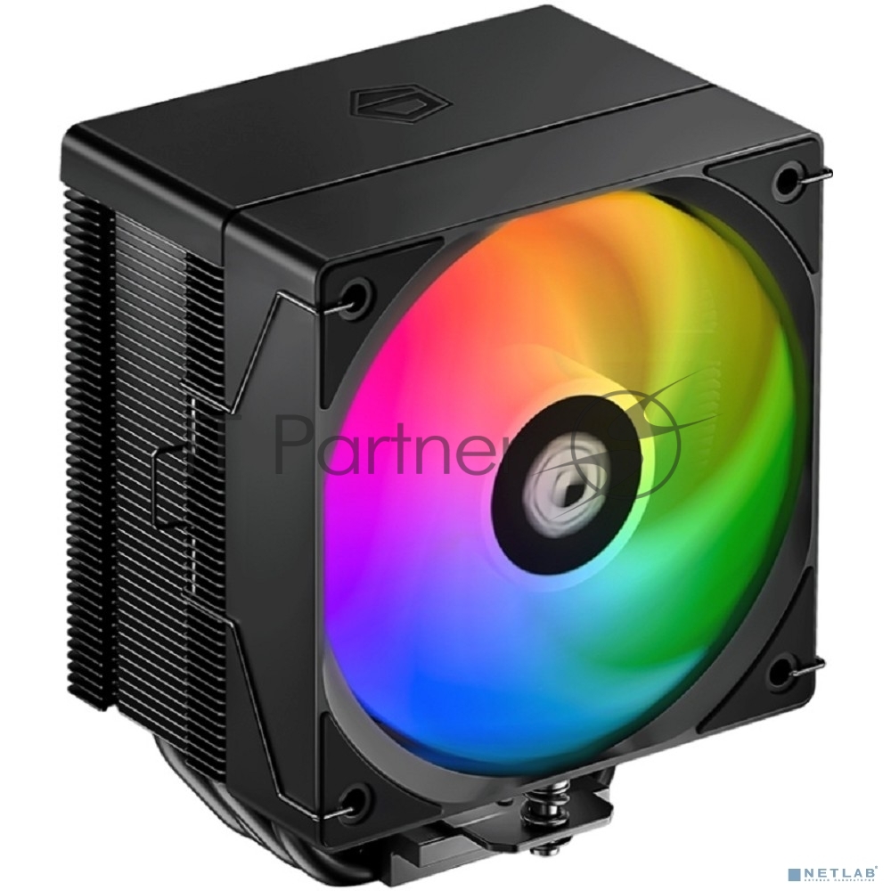 Кулер Cooler ID-Cooling SE-904-XT ARGb BLACK LGA1851/1700/1200/115X/AM5/AM4 (TDP 180W, PWM, 4 тепл.трубки прямого контакта, FAN 100мм, Addressable RGb LED) RET