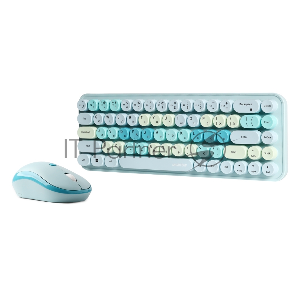 Комплект клавиатуры + мышь Smartbuy (SBC-676390AG-T) 676390 бирюзовый
