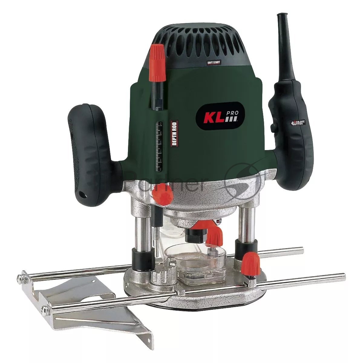 Klpro KLEF1205 Профессиональная фрезерная машина KLPRO KLEF1205 (сеть, 1800Вт, 9000-23000об/мин, 6-8-12мм)