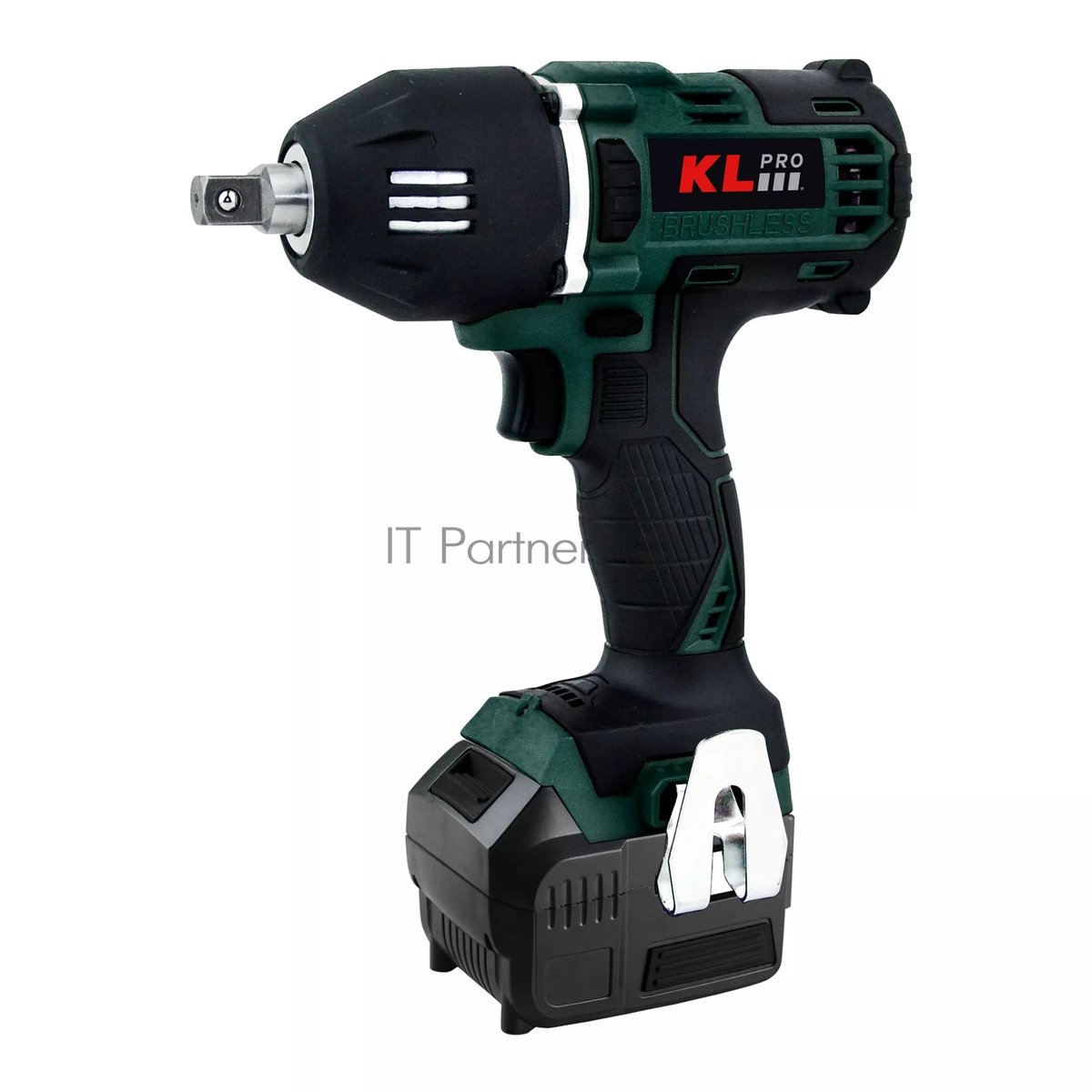Профессиональный бесщеточный гайковерт аккумуляторный KLPRO KLSS18BH-20 (18В, Li-ion-2шт, 2.0А·ч, 400Нм, 2 скорости, подсветка,З/У,в кейсе)