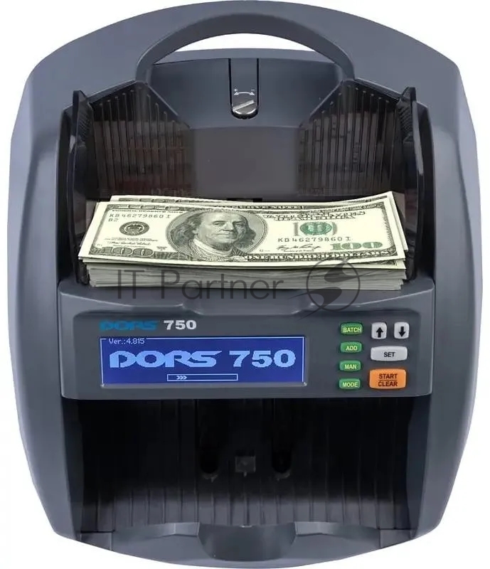 Счетчик банкнот Dors 750 RUS3 мультивалютный SYS-052632