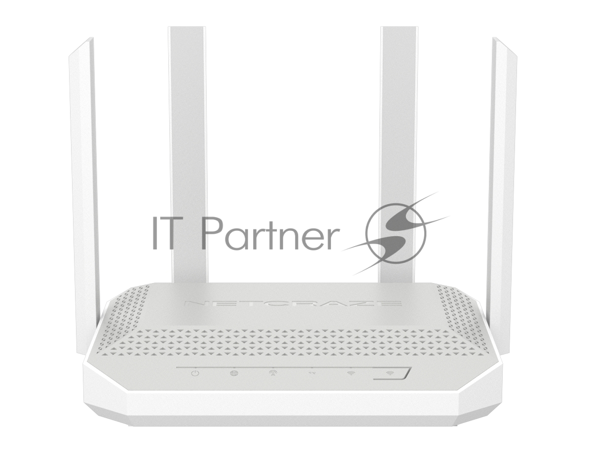 Гигабитный интернет-центр Netcraze Hopper 4G+ (NC-2312) с модемом 4G+, двумя слотами для SIM-карт, Mesh Wi-Fi 6 AX3000, 5-портовым Smart-коммутатором и многофункциональным портом USB 3.0