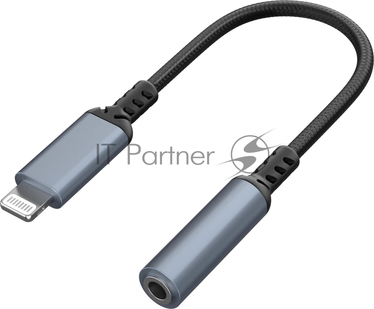 Переходник Defender JACK03-02 PRO 3.5 jack(F)-Lightning(M) c ЦАП 1