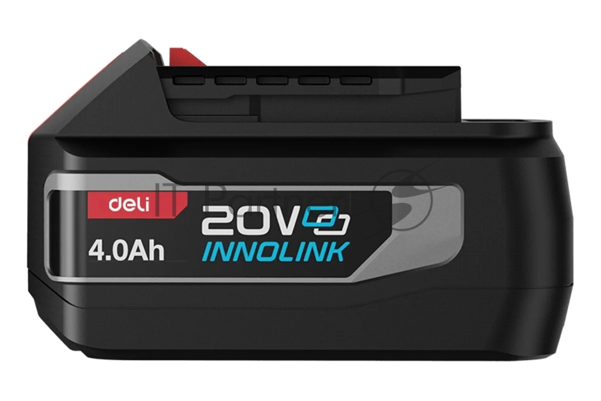 Набор аккумулятор и зарядное устройство Deli DE-CM20A4E (2АКБ 20V 4А*ч + ЗУ 2A, 20V)