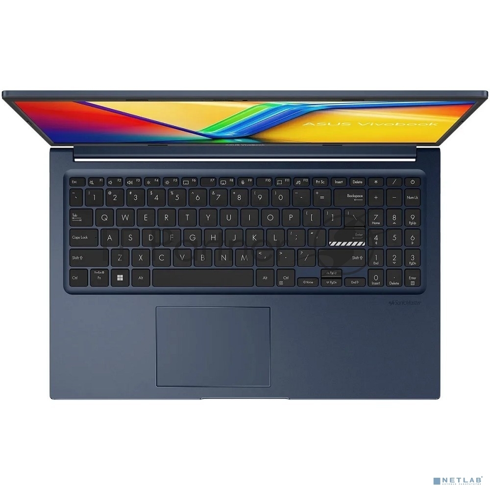 Ноутбук Asus Vivobook 15 X1504VA-BQ2970 Core i3 1315U 16Gb SSD 512Gb Intel UHD Graphics 15.6" IPS FHD (1920x1080) без ОС blue WiFi BT Cam (90NB10J1-M03CF0)