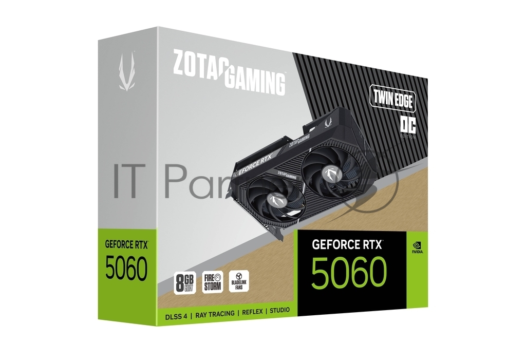 Видеокарта ZOTAC ZT-B50600H-10M, GeForce RTX 5060, 8GB GDDR7, OC