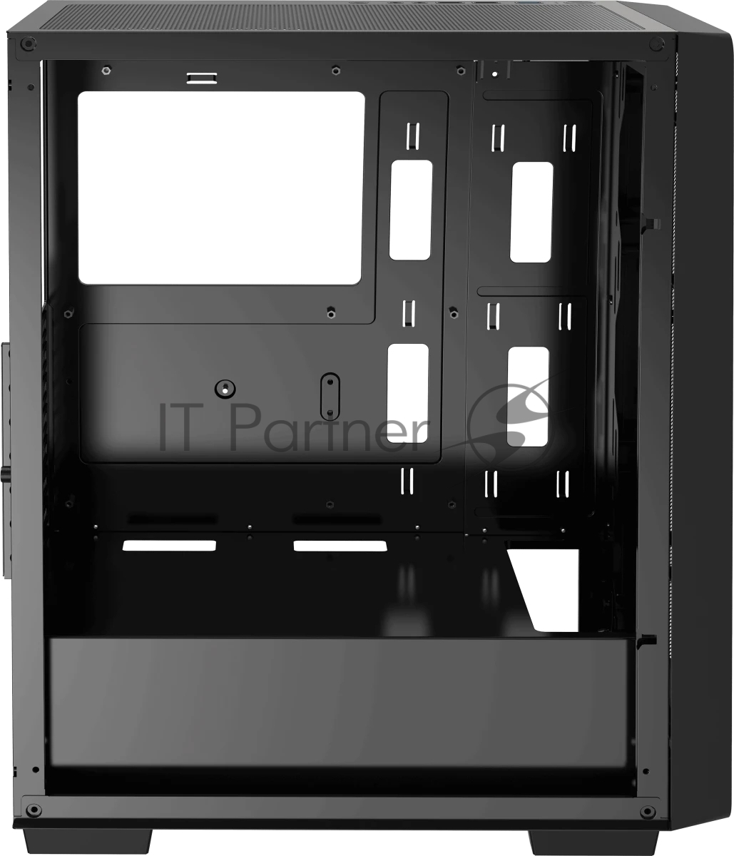 Компьютерный корпус Ocypus Gaммa C60 BK ATX/win/black/no PSU/Tempered Glass