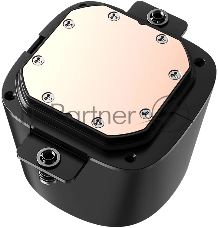 Система жидкостного охлаждения ID-Cooling FX360 LCD ARGb Soc-AM5/AM4/1200/1700/1851 черный 4-pin 27.2dB Al+Cu LCD 350W Ret
