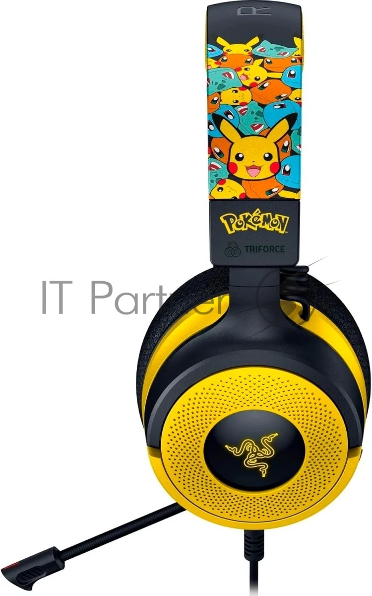 Гарнитура Razer Kraken V4 X Pokemon Kanto Starters Edition мультицвет, проводная, подсветка