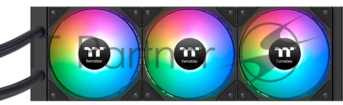 Система жидкостного охлаждения Thermaltake LA360-S ARGB Soc-AM5/AM4/1200/1700/1851 черный 4-pin 38.35dB Al+Cu LCD 360W Ret (CL-W462-PL12SW-A)