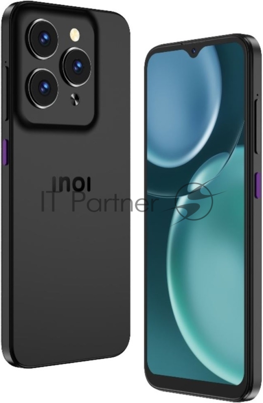 Смартфон INOI Note 15 6+10*/256Gb, Titanium черный