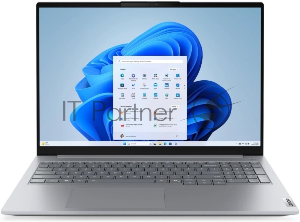 Lenovo ThinkBook 16 G8 IRL [21SHA001CD_PRO] (КЛАВ.РУС.ГРАВ.) Grey 16" {WUXGA Core 5 220H/16Gb/512Gb SSD/W11Pro/AL-Bottom}
