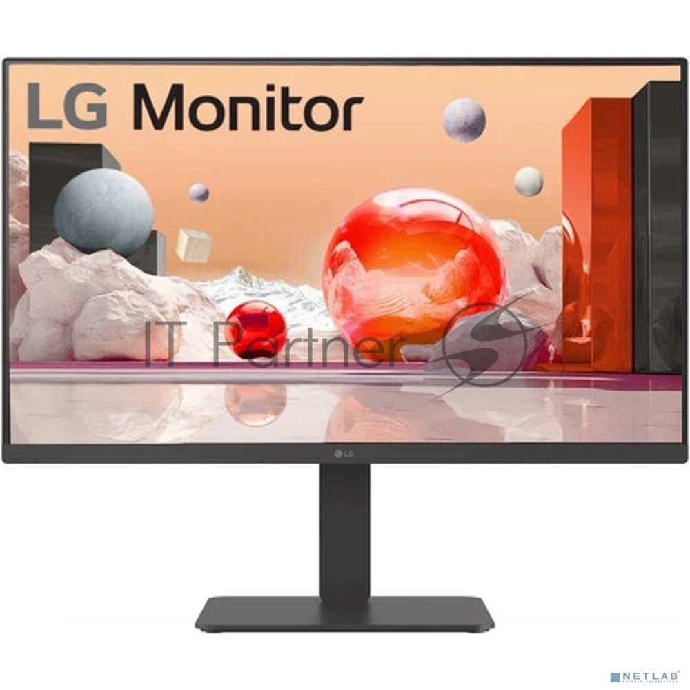 Монитор 27" LG 27BA45QB-B IPS 2560x1440, 75 Гц, 5 мс, 16:9, 350 кд/м², 2xHDMI 2.0, DP 1.4, 3.5 Jack, HDR10, динамики (2x5 Вт), VESA 100x100, черный