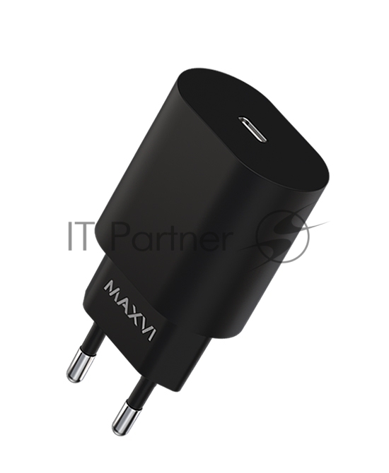 Сетевое зарядное устройство Maxvi SFC-125PD Type-C 3А 25W PD QC3.0 черный