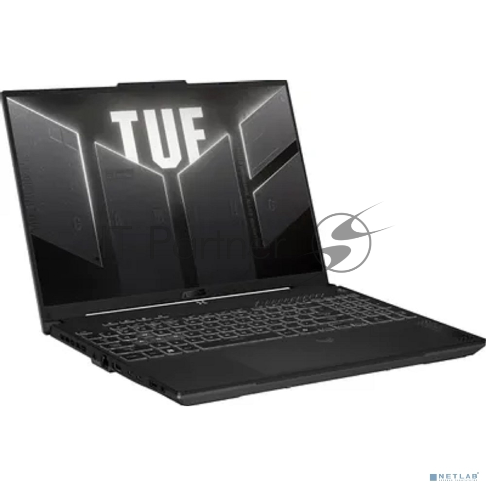Ноутбук ASUS TUF F16 FX608JMR-RV114 16"(1920x1200 (матовый, 165Hz) IPS)/Intel Core i7 14650HX(2.2Ghz)/16Gb/1024PCISSDGb/noDVD/Ext:nVidia GeForce RTX 5060(8192Mb)/Cam/BT/WiFi/90WHr/war 1y/2.2kg/Jaeger Gray/DOS