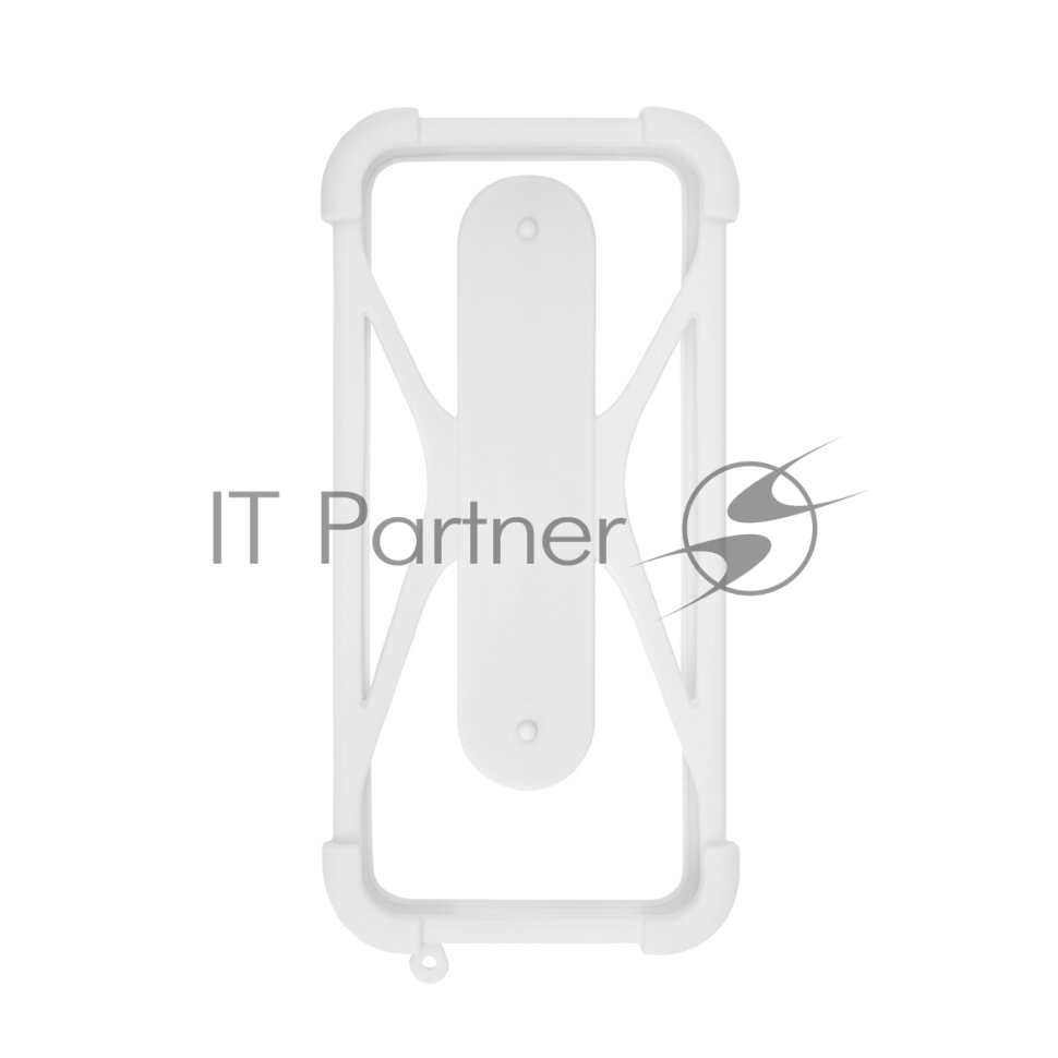 Чехол-бампер универсальный для смартфонов OLMIO #1, р. 4.5""-6.5"", белый