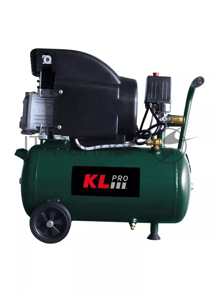 Профессиональный воздушный компрессор KLPRO KLK25 (сеть, 1,5Квт, 8 бар, 210л/мин, емкость 24л)