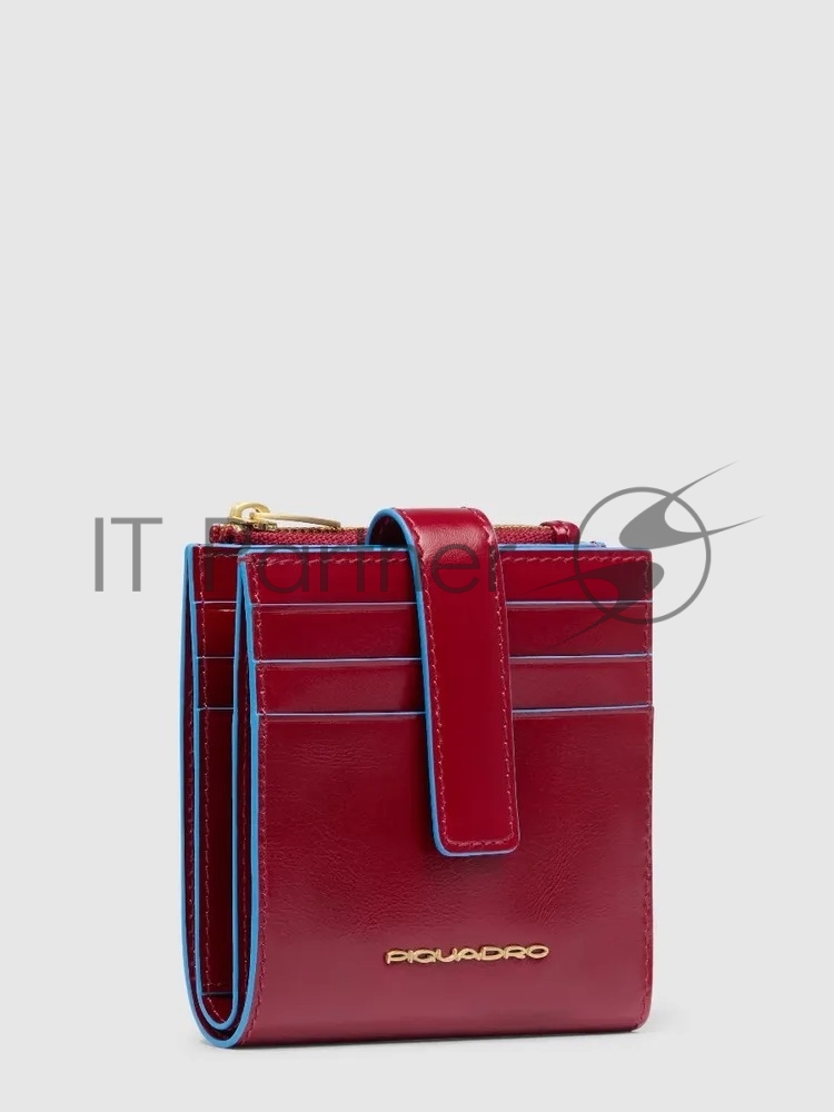 Картхолдер Piquadro Blue Square PP6843B2R/R красный, натуральная кожа