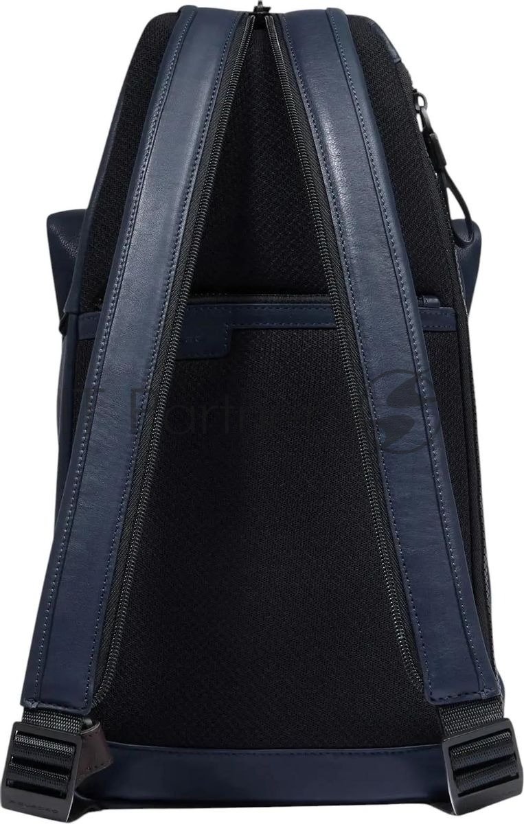 Рюкзак слинг Piquadro Harper CA6784AP/BLUTM синий/коричневый кожа