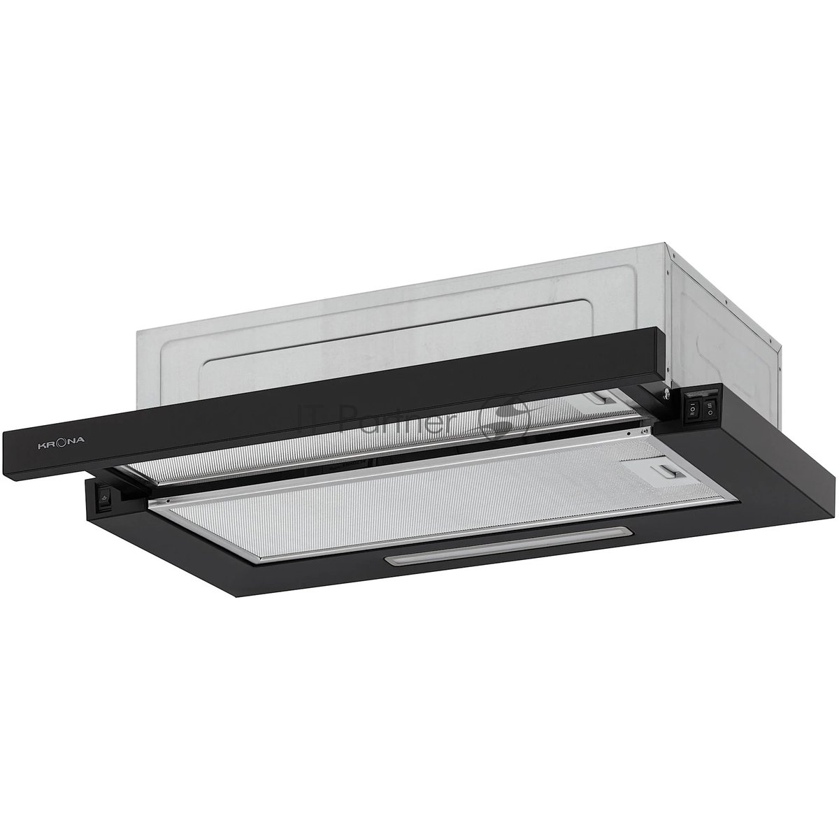 Вытяжка встраиваемая Krona KERRY 600 BLACK PB V2