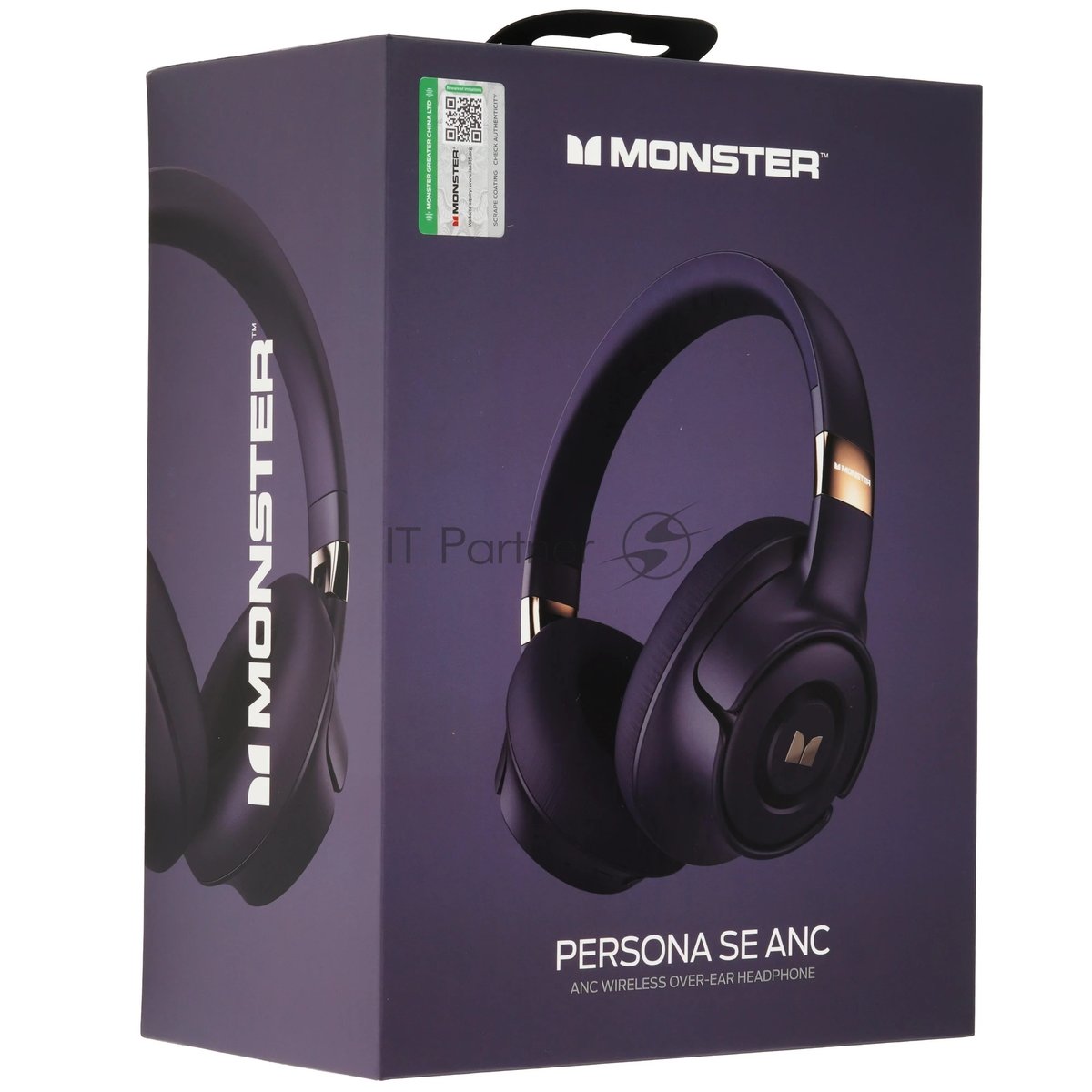 Беспроводные наушники MONSTER Persona SE ANC синий, полноразмерные, Bluetooth, активное шумоподавление, до 70 ч