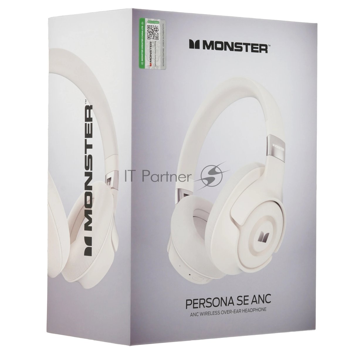 Беспроводные наушники MONSTER Persona SE ANC бежевый, полноразмерные, Bluetooth, активное шумоподавление, до 70 ч