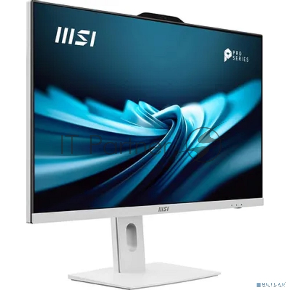 Моноблок MSI PRO AP272P 14M-617XRU 27"(1920x1080 IPS)/Intel Core i5 14400(2.5Ghz)/16Gb/512PCISSDGb/noDVD/Int:Intel UHD Graphics 730/Cam/BT/WiFi/-/war 1y/4.63kg/белый/noOS + Wireless KB+M (9S6-AF8322-1060)