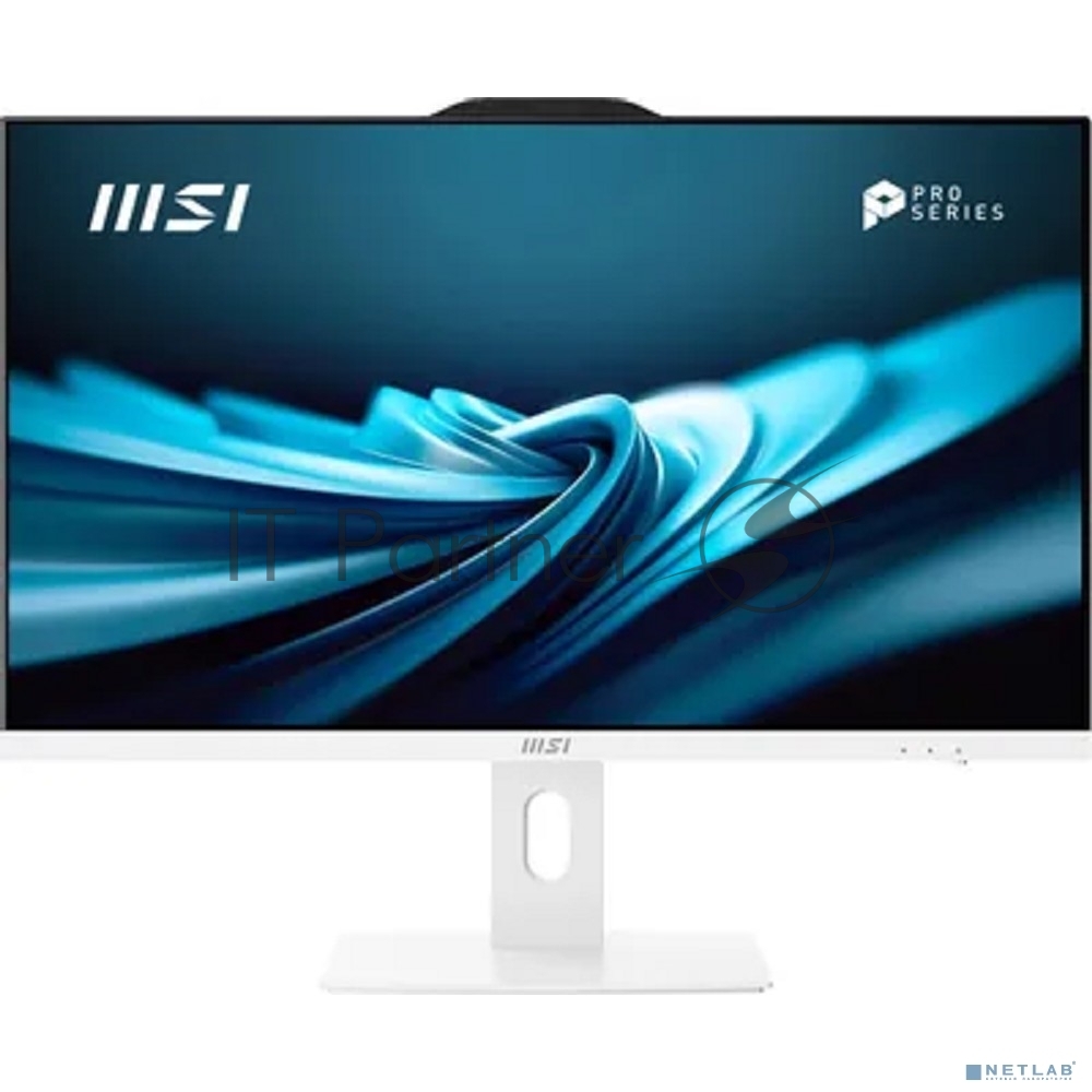 Моноблок MSI PRO AP272P 14M-617XRU 27"(1920x1080 IPS)/Intel Core i5 14400(2.5Ghz)/16Gb/512PCISSDGb/noDVD/Int:Intel UHD Graphics 730/Cam/BT/WiFi/-/war 1y/4.63kg/белый/noOS + Wireless KB+M (9S6-AF8322-1060)