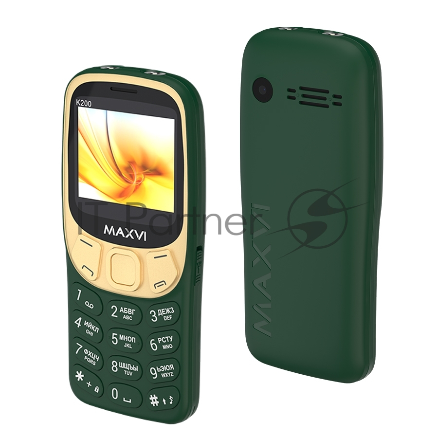 Мобильный телефон Maxvi K200 темно-зеленый