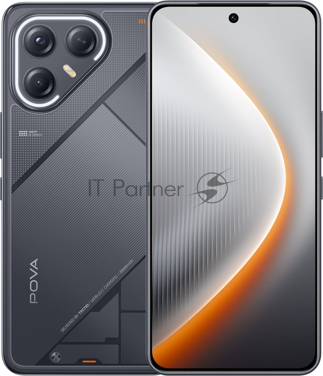 Смартфон Tecno Pova 7 Ultra 5G LJ9, 8/256Gb, черный