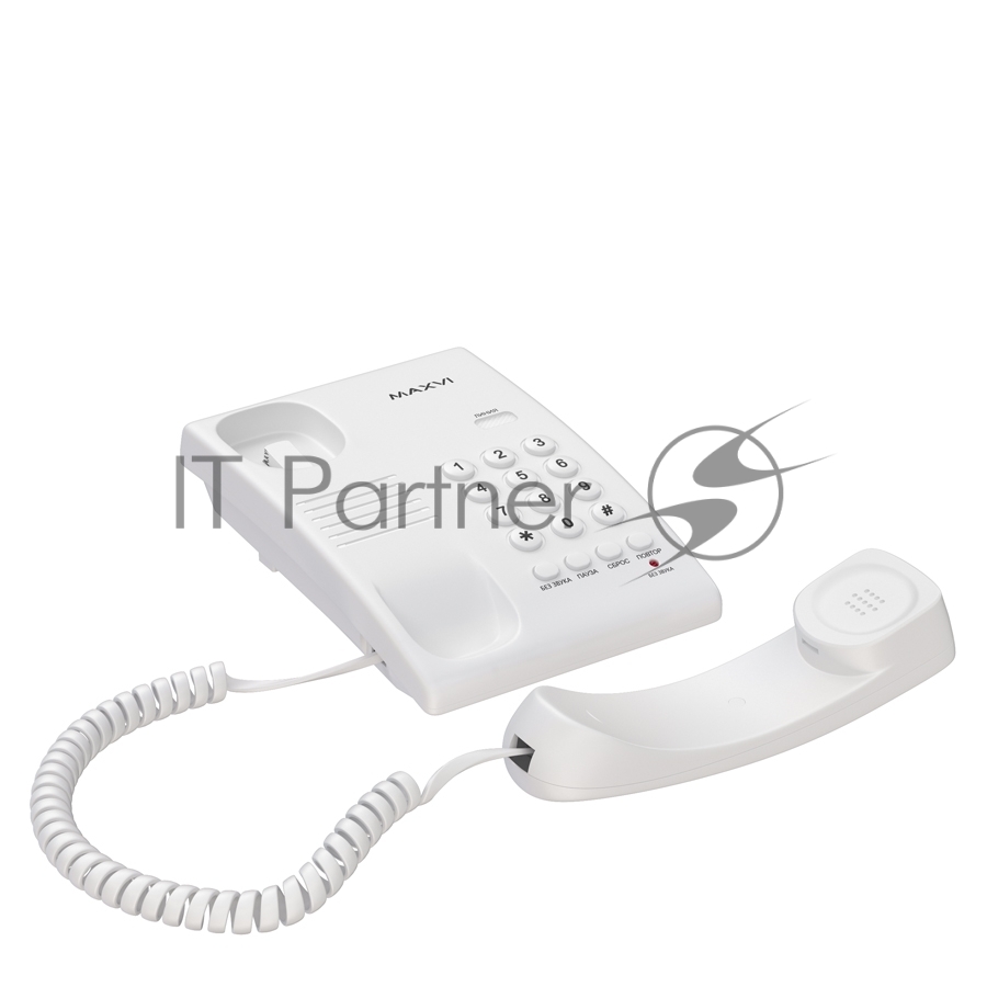 Проводной телефон MAXVI CS-02 white