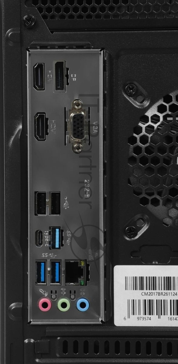 Компьютер Amur Нарвал B7I21 MT i3 12100 (3.3) 16Gb SSD 512Gb UHDG 730 FreeDOS 2.5xGbitEth 400W мышь клавиатура черный (RUS) (2147008)