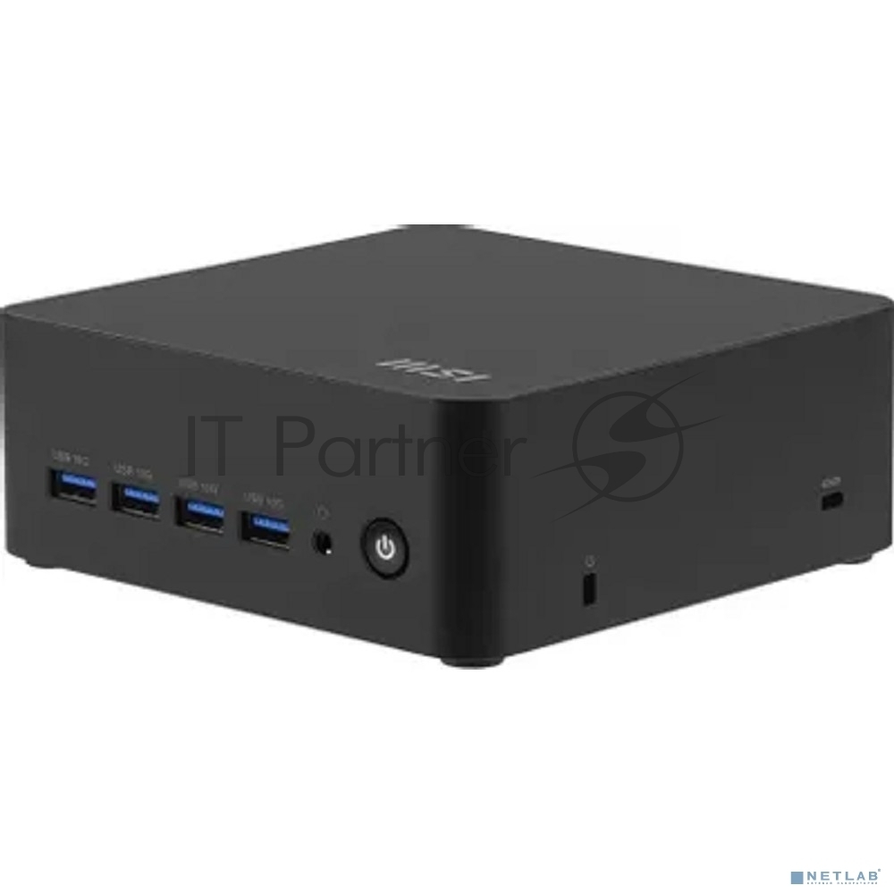Мини ПК MSI Cubi Z AI 8M-008XRU Ryzen 5 8645HS (4.3) 16Gb SSD 512Gb 760M без ОС WiFi BT 120W (9S6-B03231-019)