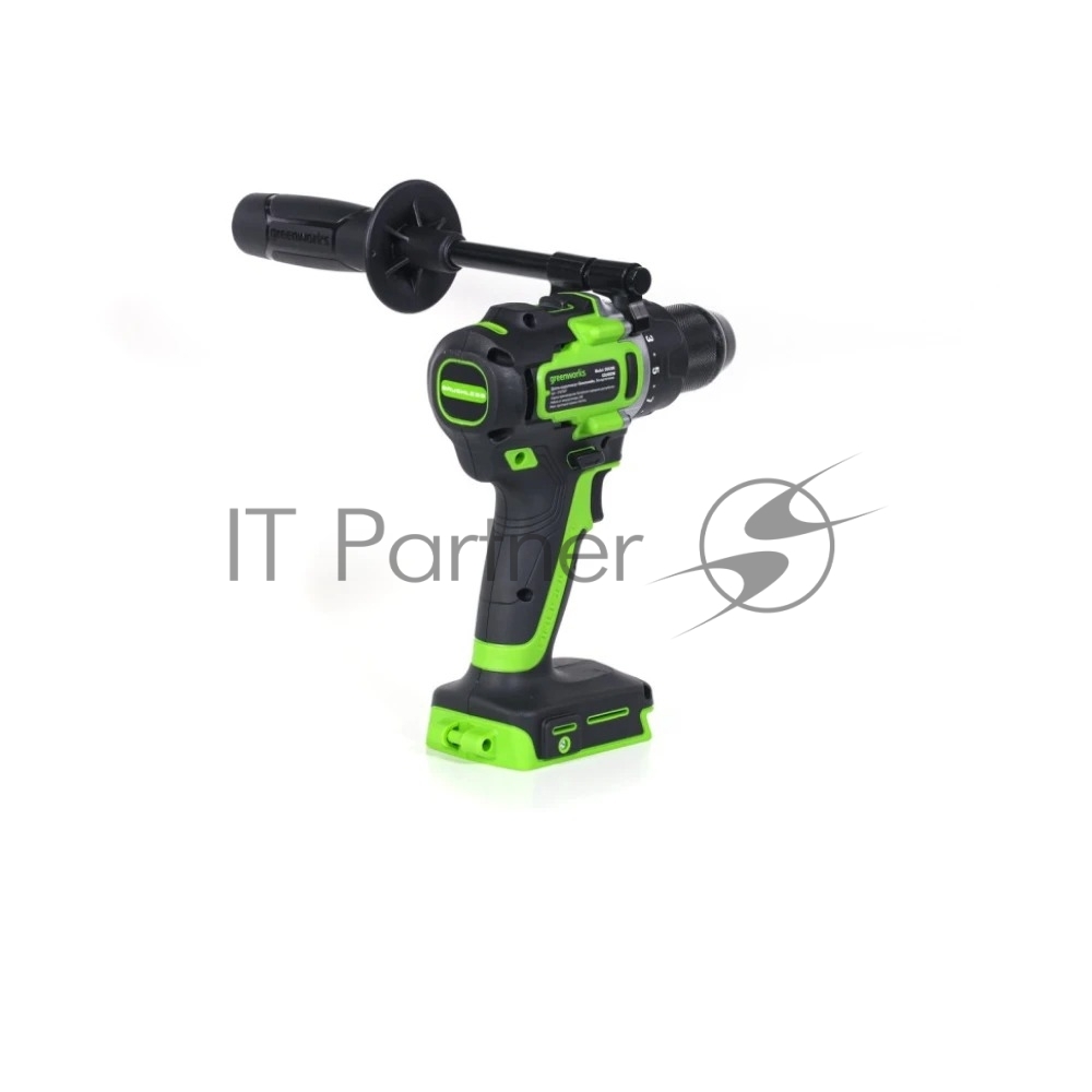 Дрель-шуруповерт GREENWORKS GD24DD90, 24 В, 0,9 Ач, 90 Нм, бесщеточный
