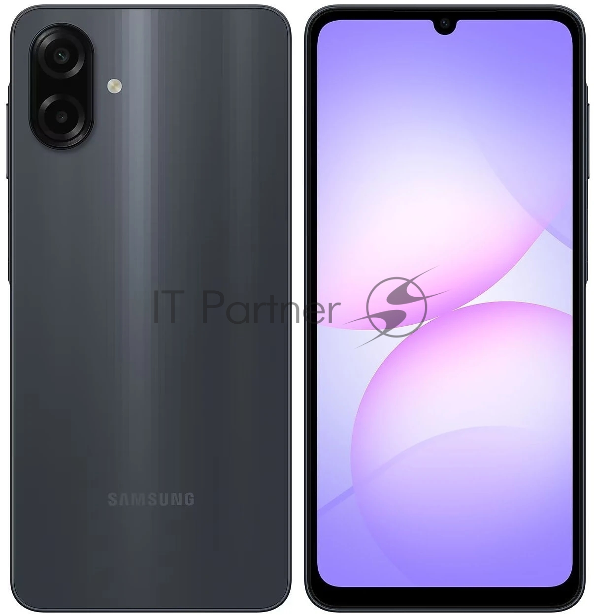 Смартфон Samsung Galaxy A07 4/64Gb, черный