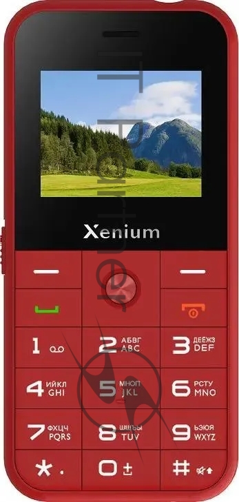 Мобильный телефон Xenium X718 красный