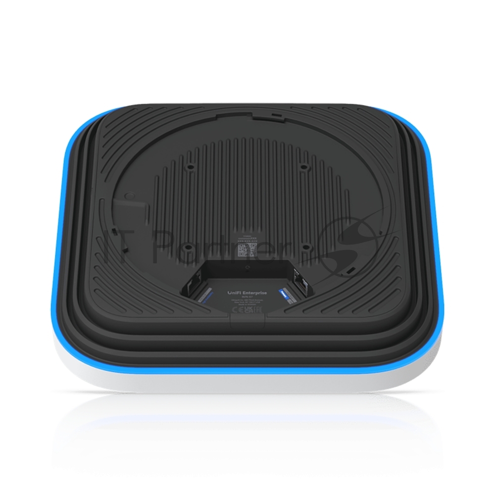 Точка доступа Wi-Fi Ubiquiti UniFi E7 AP 2,4+5+6 ГГц, Wi-Fi 7, 4х4 MU-MIMO, 802.3bt, 1х 10G RJ45, 1х 1G RJ45