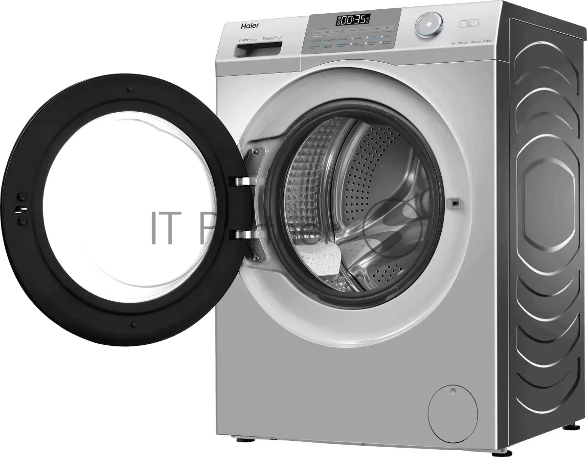 Haier HW60-BP12959BSE Стиральная машина Haier HW60-BP12959BSE серебристый, загрузка фронтальная 6 кг,  1200 об/мин., кла