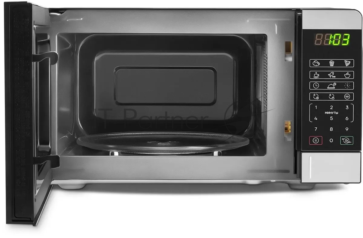 Микроволновая печь Vitek VT-MW0420 черный, 20 л, 700 Вт, переключатели - кнопки