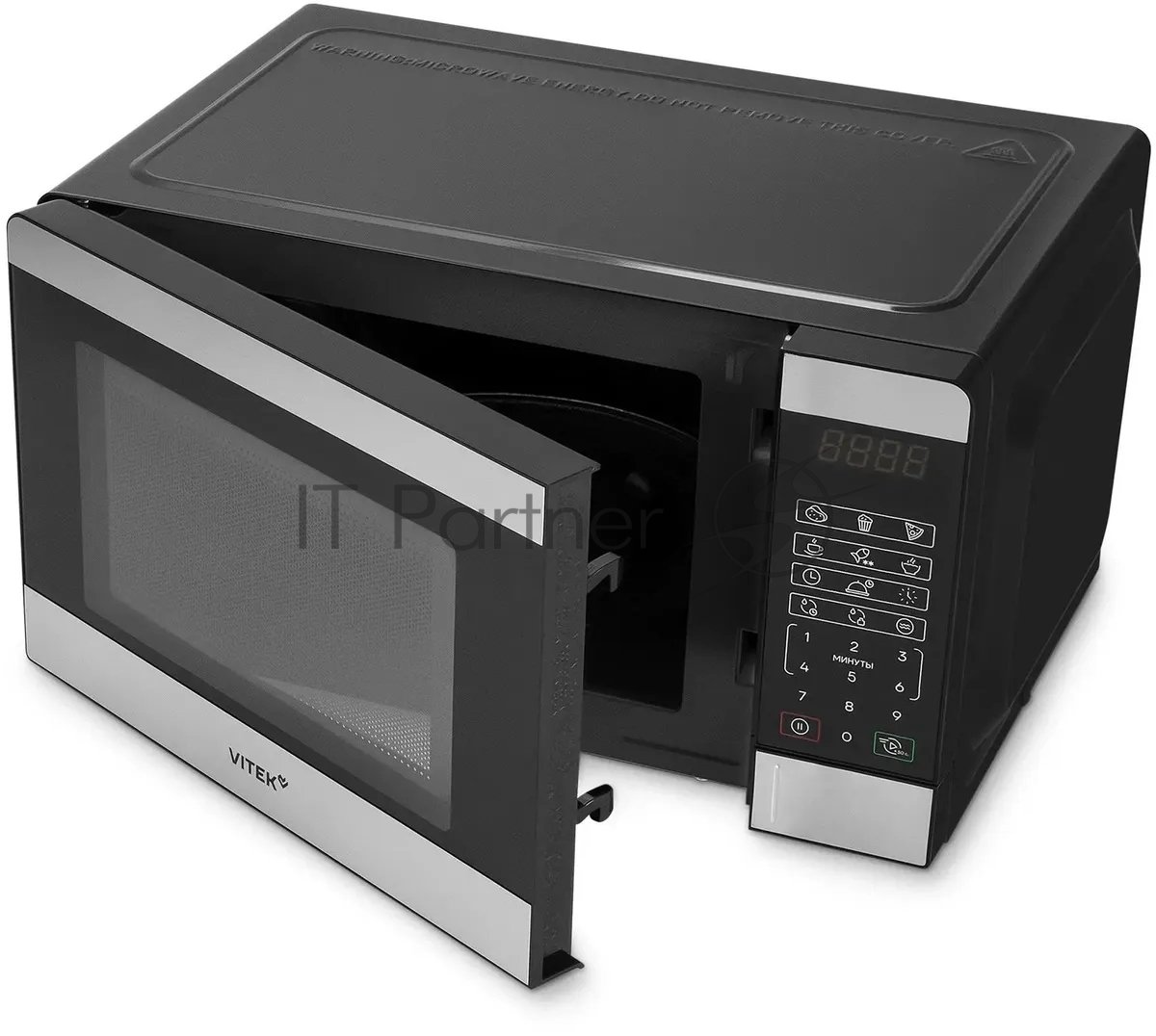 Микроволновая печь Vitek VT-MW0420 черный, 20 л, 700 Вт, переключатели - кнопки