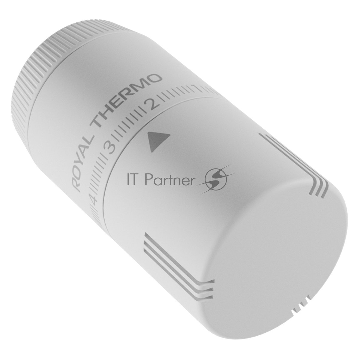 Термоголовка жидкостная Royal Thermo Design М30х1,5 (белый soft touch)