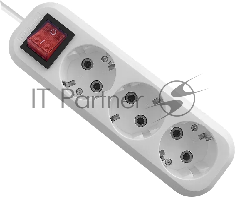 Удлинитель Defender с заземлением L330 16 А, 10 м, заземление, выключ_1