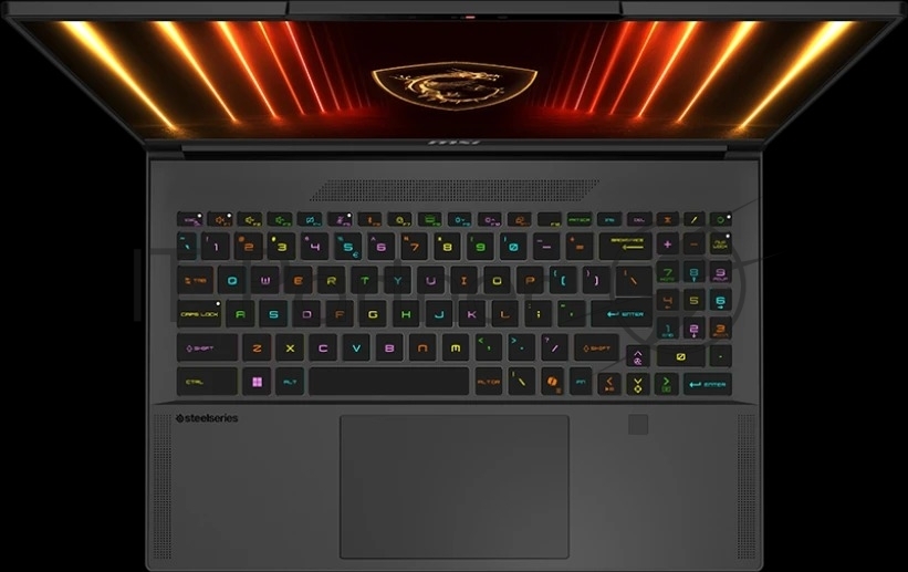 Ноутбук MSI Stealth 16 AI A2HWGG-085XRU/16"/OLED/Intel Core Ultra 7 255H/32Gb/1Tb/SSD/NVIDIA GeForce RTX 5070 8Gb/Без ОС/черный/2.1kg