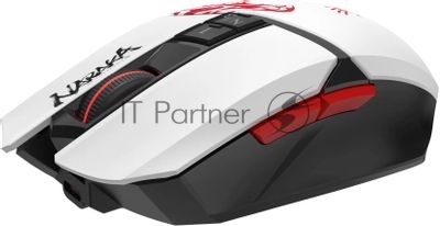 Мышь беспроводная A4Tech Bloody R36 Ultra черный/белый/красный, 12000dpi, USB, радиоканал, кнопки - 7