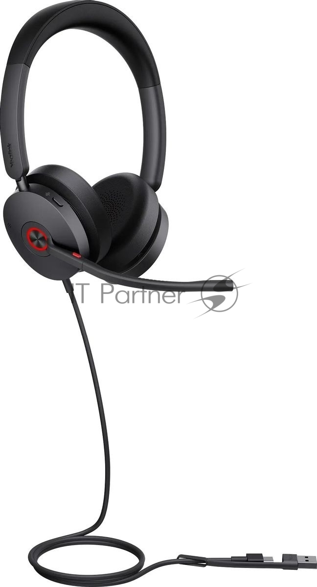 Гарнитура проводная Yealink UH48 Dual UC USB-C/A 1308152