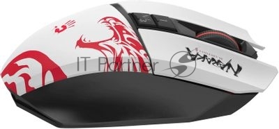 Мышь беспроводная A4Tech Bloody R36 Ultra черный/белый/красный, 12000dpi, USB, радиоканал, кнопки - 7