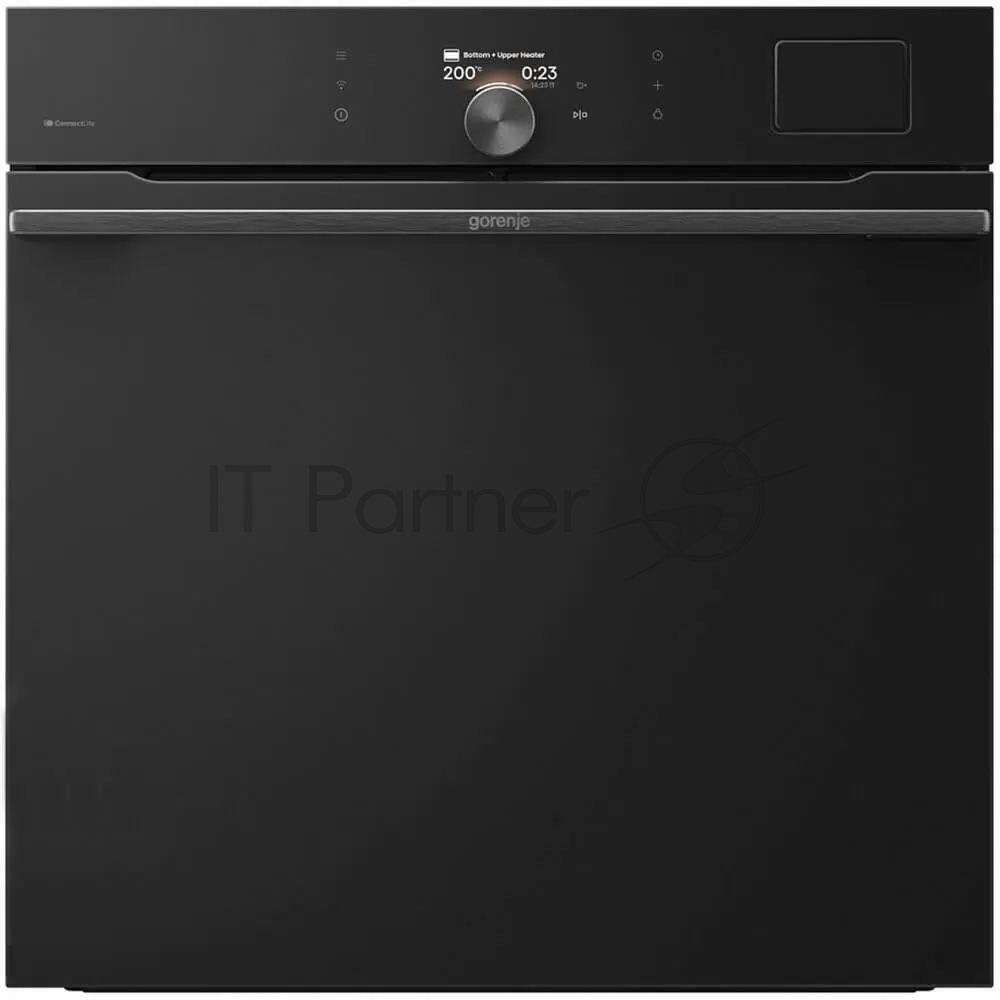 Духовой шкаф Gorenje BSA6138B, 77 л, макс. температура 300 градусов, комбинированное управление, TFT-дисплей, SteamAssist PRO, Wi-Fi, динамическая система охлаждения, быстрый нагрев, энергоэффективность А+, черный